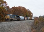 CSX 3404 Leads Q367 at Game Farm Rd. 